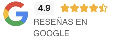 4.9 de 5 estrellas · Reseñas en Google
